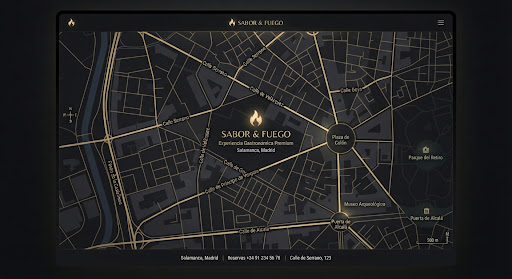 Ubicación de muestra de Sabor y Fuego